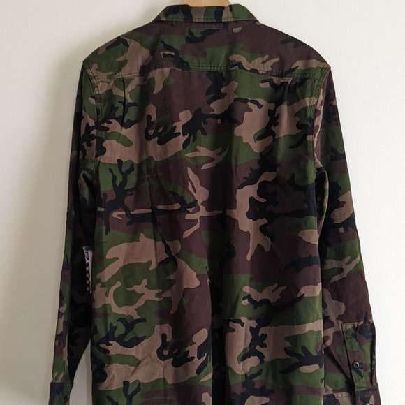 NWT Vans Fullerton Mens Camouflage Military Jacket - Picture 5 of 7